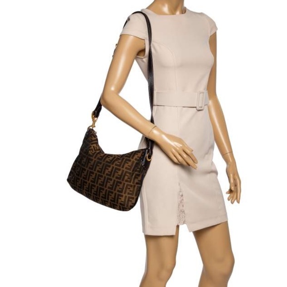 FENDI Authentic Signature Zucca Crossbody Bag - Picture 1 of 11